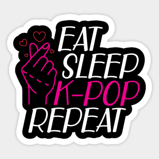 K-Pop - East Sleep K-pop Repeat Sticker